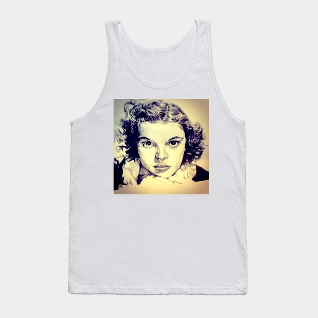 Judy Garland Portrait Tank Top by billyhjackson86